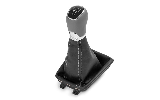 Leather 5° gear shift knob and sleeve FABIA III